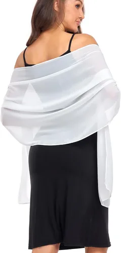 Vista 34 de Chales/mantones de gasa suave para vestidos, accesorios de mujer