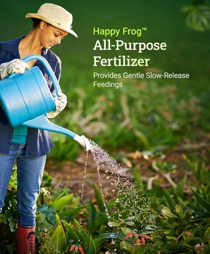 Vista 6 de FoxFarm Happy Frog Fertilizante multiusos – Fertilizante de liberación lenta para flores, verduras y plantas ornamentales – Contiene microbios