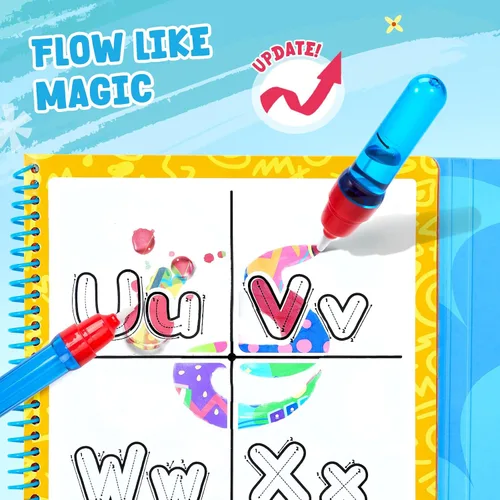 Vista 6 de JoyCat - Libro para colorear al agua del alfabeto para niños pequeños de 3