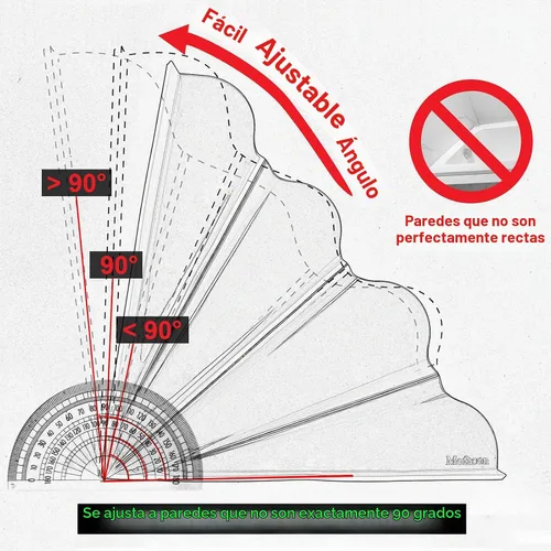 Vista 2 de Protector contra salpicaduras de ducha de silicona XXL - Protector