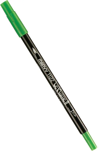 Vista 25 de Uchida 1122-C-3 Marvy Extra Fine Tip Le Plume II Rotulador de doble punta, azul