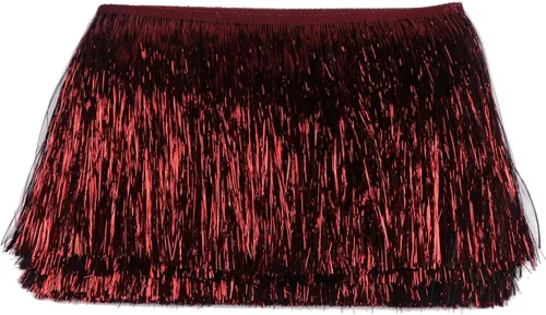 Vista 43 de YYCRAFT Fleco de Oropel de 1.75 pulgadas de Ancho Ribete de Oropel Guirnalda de Oropel Fleco para Disfraz de Baile Ribete con Efecto de Lámina