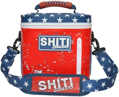 Vista 20 de SHITI Hieleras Enfriador para Camping, Viajes, Playa, Lonchera Suave para Alimentos, Bebidas y Hielo, Portátil, Impermeable, Bolsa Aislada de 24 El