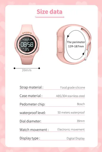 Vista 6 de Nuevo reloj digital impermeable multifunción mens relojes inteligentes alarma podómetro cronómetro cuenta regresiva estudiante deporte reloj LED