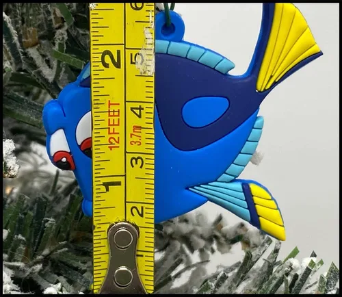 Vista 8 de Finding Nemo - Juego de adornos navideños de 4 piezas, Nemo, Dory, Squirt y Destiny