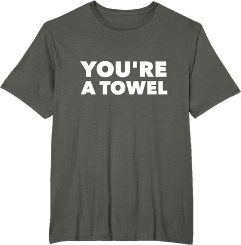 Vista 2 de Eres un toalla Funny camisa, mujer XL, Negro