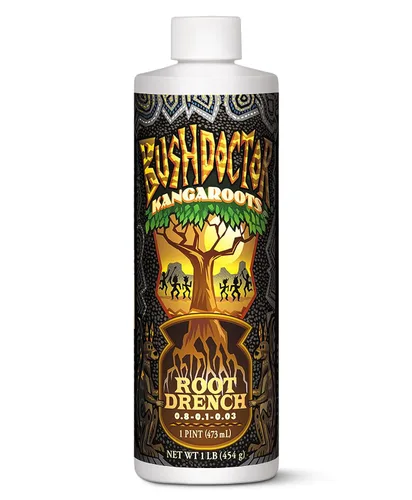 Vista 7 de FoxFarm Bushdoctor Kangaroots - Líquido para remojar raíces - Inoculante de raíces para desarrollar masa radicular, lleno de microbios y nutrientes