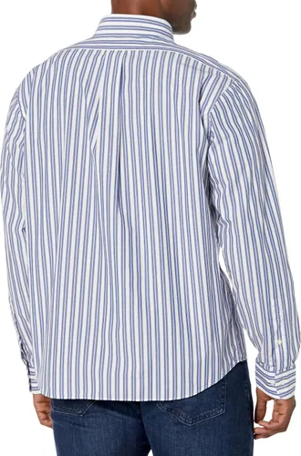 Vista 2 de Brooks Brothers Men's Friday Poplin Long Sleeve Pattern Sport Shirt