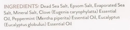Vista 3 de Soothing Touch Bolsa de sales de baño para remojar el músculo dolorido, menta, 8 onzas