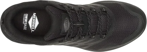 Vista 2 de Merrell Nova 3 Low Tactical - Zapatos de senderismo para hombre, ancho ancho Negro/Carbón