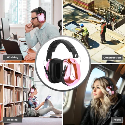 Vista 173 de ProCase NRR 28dB Noise Reduction Ear Muffs, Foldable Adjustable Noise Cancelling Headphones