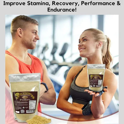 Vista 2 de Pure Natural Miracles Polvo de maca gelatinizada orgánica y puntas de cacao crudas sin azúcar