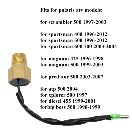 Vista 2 de Sensor de temperatura térmica de luz caliente 3085352 Complatiple con Polaris Sportsman Magnum Scrambler Predator 400 425 500 Interruptor de sensor