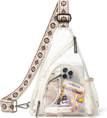 Vista 11 de LATMAP 7L Bolsa de Cintura para Hombres y Mujeres Mochila de Cadera Riñonera Bandolera Bolso de Hombro Cinturón de Viaje Bolso de Mano de PU Cuero