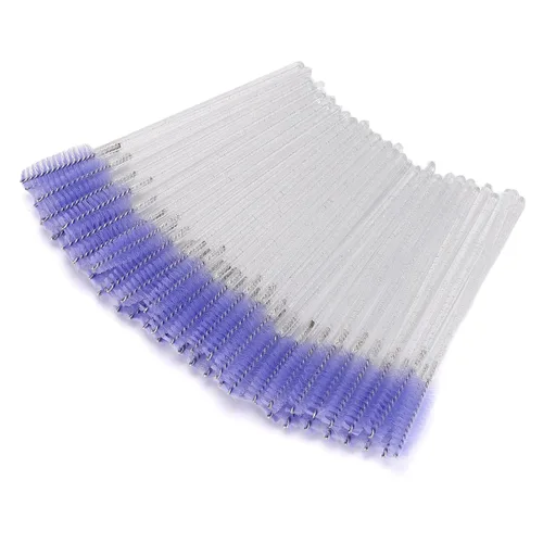 Vista 9 de Tbestmax - 50 unidades de varillas desechables para pestañas, varillas para peinar las cejas para extensiones de pestañas, varillas para pestañas