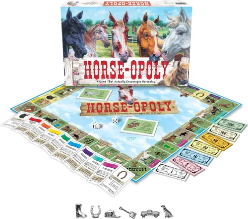 Vista 2 de Late For The Sky Horse-Opoly Juego de mesa (versión en inglés)