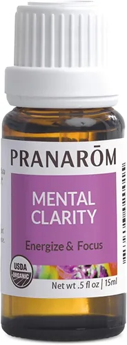 Vista 7 de Pranarom - Aceite esencial de claridad mental y enfoque, aceite esencial puro para difusores, aceite aromático revitalizante, lavanda, limón, menta