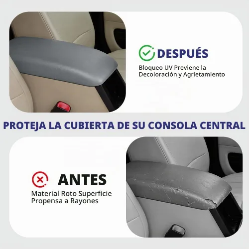 Vista 7 de PIT66 Tapa para reposabrazos de consola central, compatible con Toyota Tacoma 1995-2000/Toyota 4Runner 1996-1998, gris