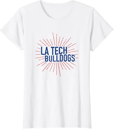 Vista 12 de Camiseta Louisiana Tech Bulldogs Burst, Blanco