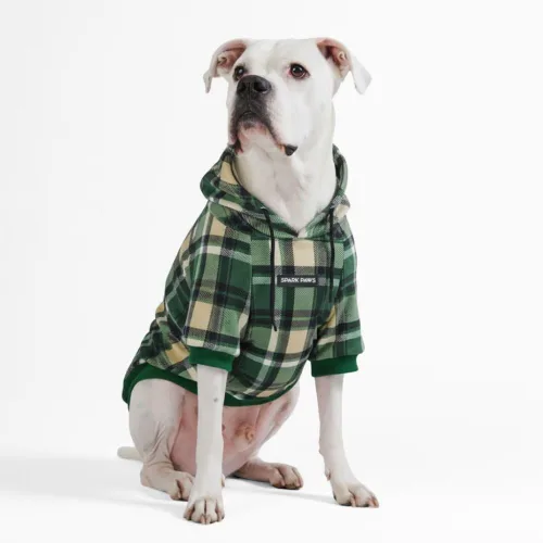 Vista 52 de Spark Paws Sudadera con capucha para perro, suéter de primera calidad para perros pequeños, medianos y grandes Trajes cálidos para bulldogs