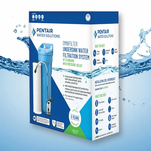 Vista 2 de Pentair OMNIFilter CBF3 Sistema de filtración de agua, sistema de filtro