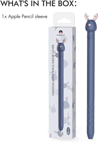 Vista 7 de AhaStyle Funda para Apple Pencil de 1ª generación, linda funda de silicona suave de dibujos animados, accesorios compatibles con Apple Pencil de 1ª