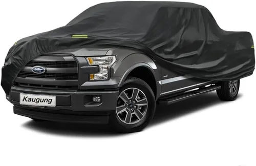Vista 28 de Kaugung - Cubierta impermeable para camioneta, 7 capas resistentes, ajuste completo para Mitsubishi Raider 2006-2010, para todo clima, protección