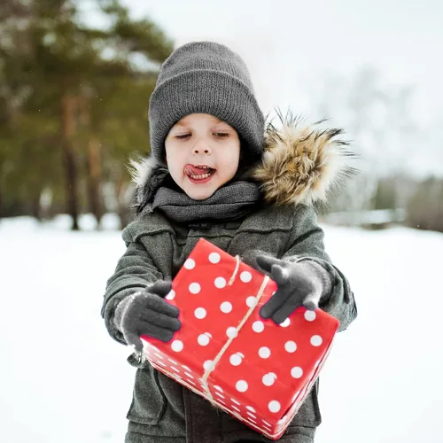 Vista 7 de Cooraby Paquete de 6 gorros y 6 pares de guantes elásticos para dedos completos para niños y niñas