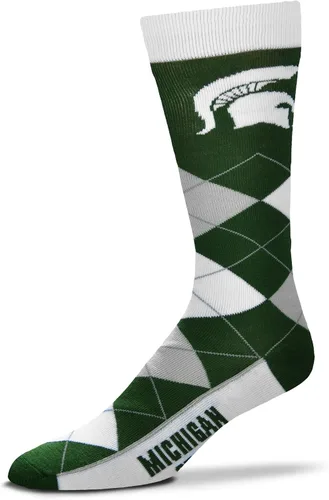 Vista 18 de FBF NCAA - Calcetines unisex para adultos, diseño de rombos