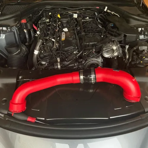 Vista 6 de FTP Motorsport Tubo de carga compatible con motor BM G20/G22/A90 3.0T Supra B58 3.0T (Gen2), rojo, diseño de alto flujo para mayor robustez
