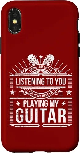 Vista 5 de iPhone 11 Guitarist Not Listening - In My Head I'm Playing - Funda para guitarra