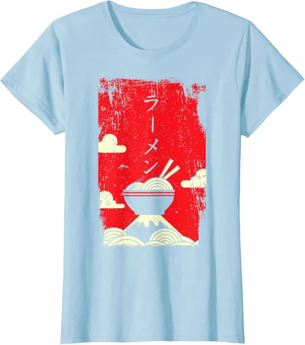 Vista 30 de Ramen Noodles Camiseta de arte japonés, Negro