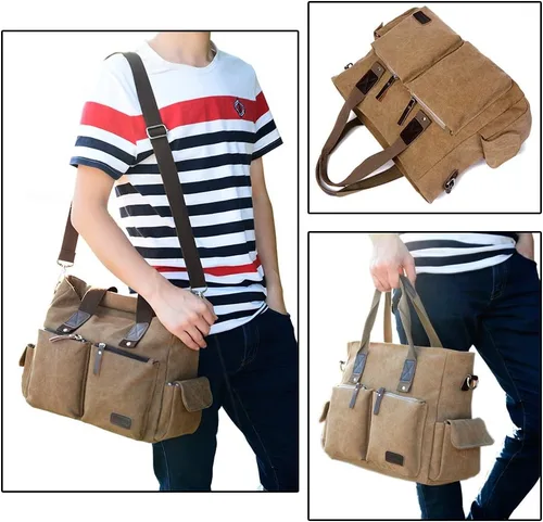 Vista 7 de ToLFE Bolso de mano con asa superior para mujer, bolso de hombro, bolso de mensajero, bolso cruzado, bolsa de viaje para trabajo