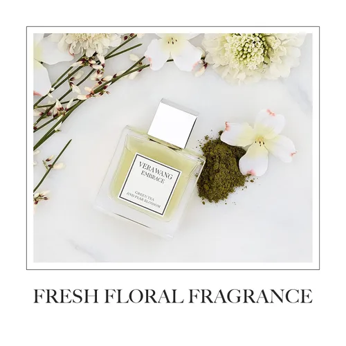 Vista 3 de Vera Wang Embrace Eau de Toilette en espray para mujer, té verde y flor de pera, 1 onza líquida