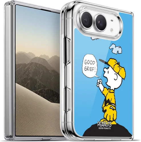 Vista 232 de Head Case Designs Funda de gel suave con licencia oficial de Peanuts Autumn Charlie Brown compatible con Apple iPhone 7 Plus/iPhone 8 Plus