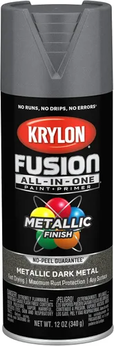 Vista 75 de Krylon Fusion - Pintura en aerosol adhesiva todo en uno para uso en interiores y exteriores, 12 onzas, vidrio de playa