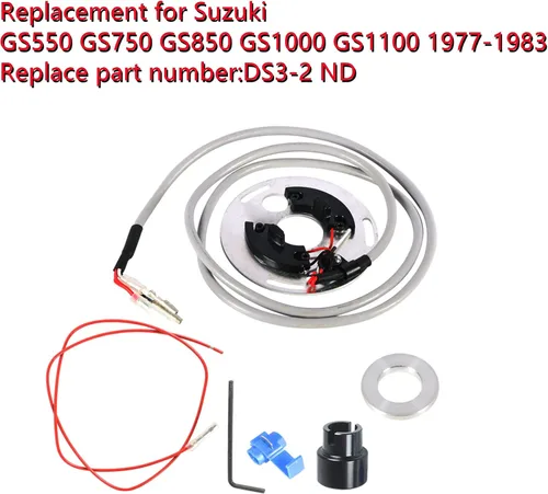 Vista 6 de GXYWADY Sistema de encendido CDI de motocicleta DS3-2 N-D Reemplazo para Suzuki GS550 GS750 GS850 GS1000 GS1100 1977-1983 DS3-2 ND