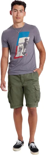 Vista 52 de Unionbay Survivor pantalones cortos de cargo con cinturón para hombre