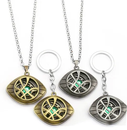 Vista 4 de DUOSHIDA Collar Doctor Strange con colgante de piedra para disfraz de Agamotto (nl005390)