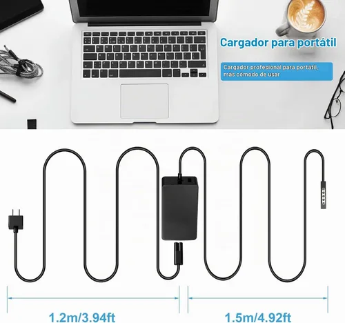 Vista 5 de Fancy Buying Cargador portátil de 48 W 12 V 3.6 A para Microsoft Surface Pro 2 Surface Pro 1 y Surface RT Tablet, Windows 8 Tablet 1536