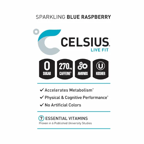 Vista 4 de Celsius Essentials Blue Crush 16oz