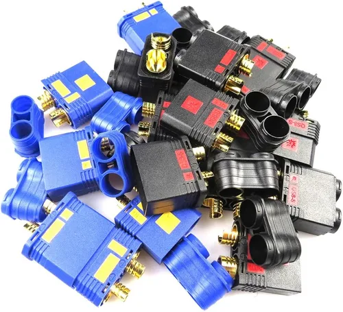 Vista 8 de QS8-S - Conector de batería resistente, conector dorado antiestacionamiento, enchufe de alimentación grande para RC Car Plant Protection Drone