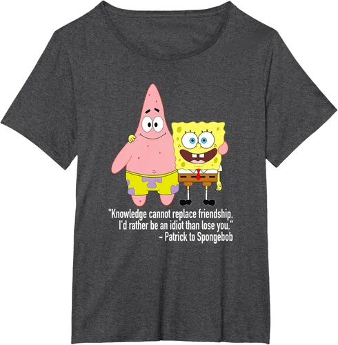 Vista 25 de Mademark x SpongeBob SquarePants - Patrick & SpongeBob - Camiseta de la amistad Asfalto