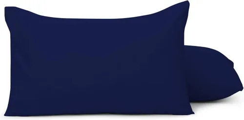 Vista 8 de Funda de almohada juvenil de 16 x 22 pulgadas, tamaño de 2 piezas, funda de almohada de viaje para niños, cierre de cremallera, 500 hilos, 100%