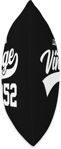 Vista 2 de Limited Edition Vintage 1952 71st Birthday Year Retro Sports Throw Pillow