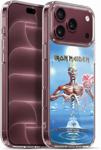 Vista 93 de Head Case Designs Funda de gel suave con licencia oficial de Iron Maiden Brave New World, compatible con Apple iPhone 7 Plus/iPhone 8 Plus Nuevo