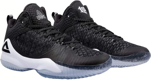 Vista 5 de PEAK Streetball Master - Zapatos deportivos de baloncesto para hombre transpirables, para exteriores, con amortiguación para ponerse