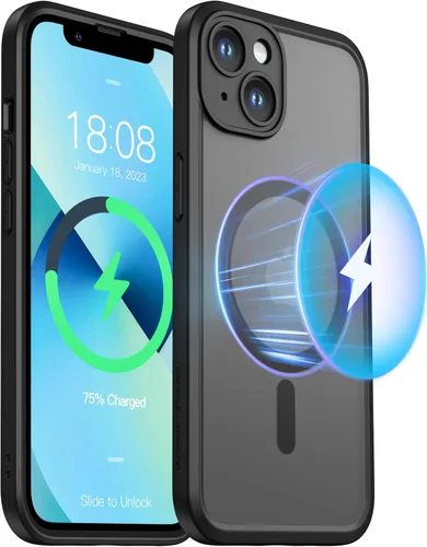 Vista 8 de ImpactStrong Protector Magnético Diseñado para Funda iPhone 13 [Protección de Cámara] [Probado contra Caídas de Grado Militar]