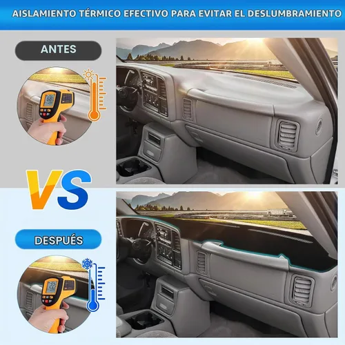 Vista 2 de Alfombrilla para salpicadero compatible con Chevrolet Silverado Avalanche Tahoe Suburban GMC Pickup Yukon-Dashboard de 1999-2006