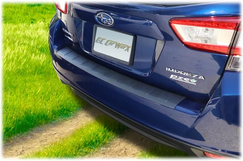 Vista 5 de C&C CarWorx - Protector de parachoques trasero de repuesto compatible con Subaru Impreza Hatchback de 5 puertas 2017, 2018, 2019, 2020, 2021, 2022